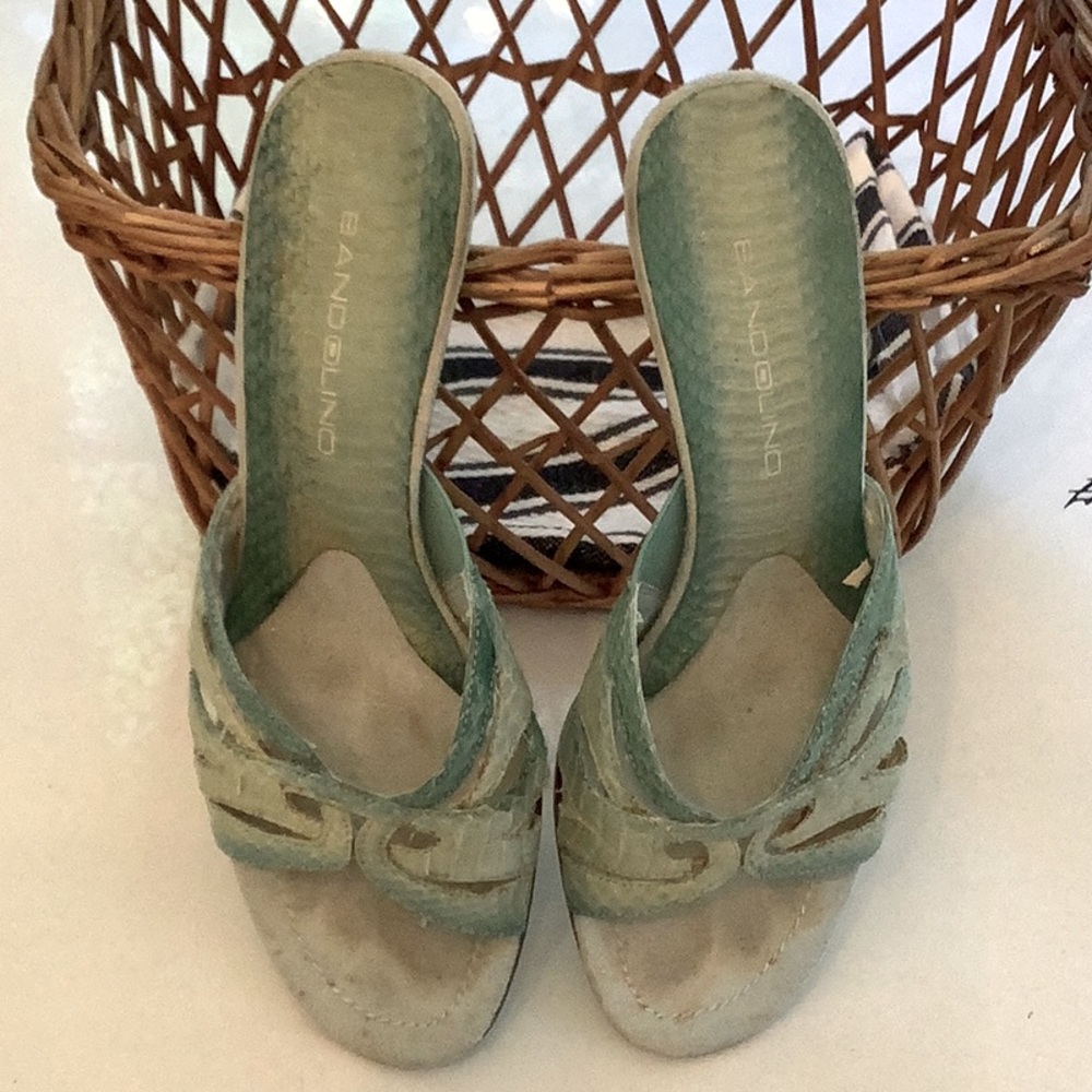 Banolino mules Aqua Ombré - Picture 2 of 7